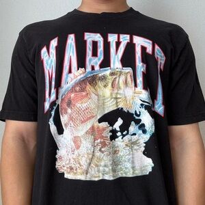 Chinatown Market Exclusive Graphics Black Heavyweight Tee Shirt